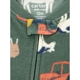 thumbnail image 5 of Carter's Child of Mine Toddler Pajama Sleeper, 2 Pack, One-Piece, Sizes 12M-5T, 5 of 6