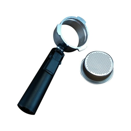 

51mm Bottomless Coffee Portafilter Espresso Portafilter with Filter Basket for Coffee Maker Machine A