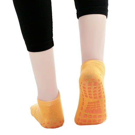 

SANWOOD Anti-slip Socks 2Pcs Adult Children Cotton Anti-slip Trampoline Yoga Fitness Gym Ballet Socks