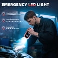 thumbnail image 6 of 5000A Portable Jump Starter with Air Compressor, 160 PSI Tire Inflator for Cars, Trucks & SUVs, 12V Car Battery Jumper Box with LCD Display, LED Light and USB Power Bank, 6 of 9