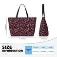 thumbnail image 4 of Fotbe Beautiful Purple Butterflies Bolsa de Viaje para Playa - Resistente al Agua, Bolsa Tote de Gran Capacidad y Ligera con 7 Bolsillos para Mujeres y Hombres, 4 of 7
