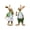 B, variant on B Resin Easter Rabbit Figurines For Home Decor Cartoon Bunnies Set Of 2 Desktop Courtyard Ornaments