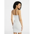 thumbnail image 3 of No Boundaries Sleep Pointelle Knit Slip Dress, Women’s XXS-3X, 3 of 5