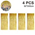 thumbnail image 1 of Foil Curtains Pack Metallic Fringe Curtains For Christmas Decorations, 1 of 5
