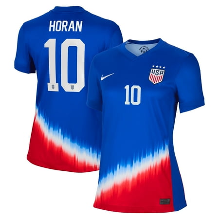 Women's Nike Lindsey Horan Royal USWNT 2024 Away Stadium Replica Player Jersey