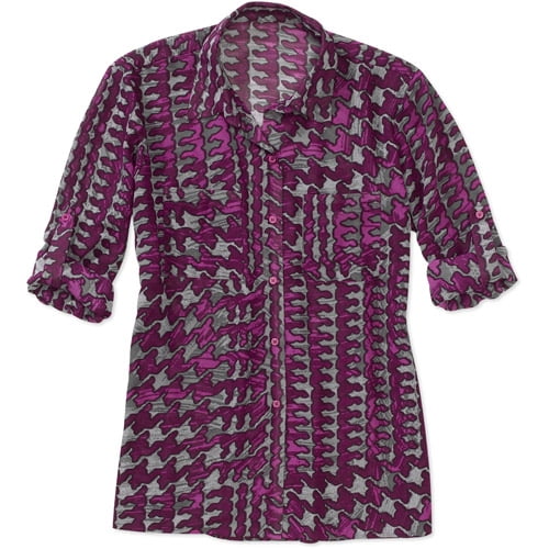 Miss Tina Women's Oversized High-Low Blouse