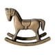 thumbnail image 3 of Decoración de mesa de caballo mecedor Figura de caballo mecedor Decoración coleccionable para escritorio marrón oscuro, 3 of 9