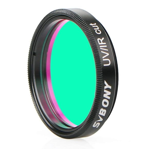 Filtro telescópico SVBONY UV IR Cut Block de 1.25 pulgadas para astrofotografía
