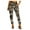 Yellow, variant on Daqian Pants for Women Plus Size Women's High Waist Slim Fit Jogger Cargo Camouflage Pants for with Matching Belt Sweat Pants for Women Green XL(XL)