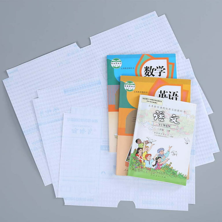 Frcolor 30 Sheets Kraft Paper Self-Adhesive Book Cover Jackets Book Binding Paper, Size: 45x34cm