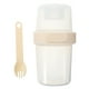 thumbnail image 5 of Vaso de yogur portátil de doble capa con tapa y cuchara, recipiente reutilizable para cereales y leche, vasos para parfait de yogur, recipiente para parfait de avena y snacks, 5 of 8