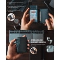 thumbnail image 3 of SHAR Credit Card Holder with Double Window RFID Blocking Automatic Pop Up Card Wallet for Cards and Bills, 3 of 5