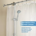 thumbnail image 2 of PEVA Waterproof Shower Curtain Liner 72x72 with Rust-Resistant Grommets, 2 of 6