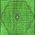 thumbnail image 1 of Ahgly Company Indoor Square Persian Green Traditional Area Rugs, 3' Square, 1 of 1