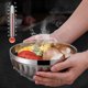 thumbnail image 4 of Korean Stainless Steel Salad Rice Bowl Multifunctional Cooking Basin Noodle Kimchi Bowl Kitchen Round Silver Food Ramen Bowl, 4 of 5