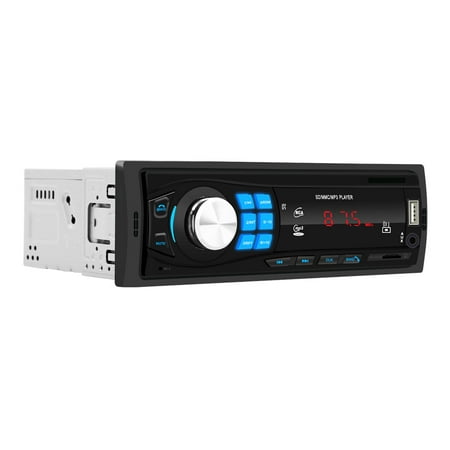 Car Stereo MP3 Player 8013 Hands-free Car Stereo MP3 Player In Dash HeadUnit Bt USB AUX FM Radio Receiver - image 1 of 7