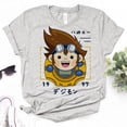 thumbnail image 3 of Digimon-Camisetas estampadas de diseñador para mujer, ropa de calle divertida, harajuku, 3 of 5