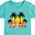 thumbnail image 3 of Peanuts - Tropical Peanuts - Toddler and Youth Girls Short Sleeve T-Shirt, 3 of 6