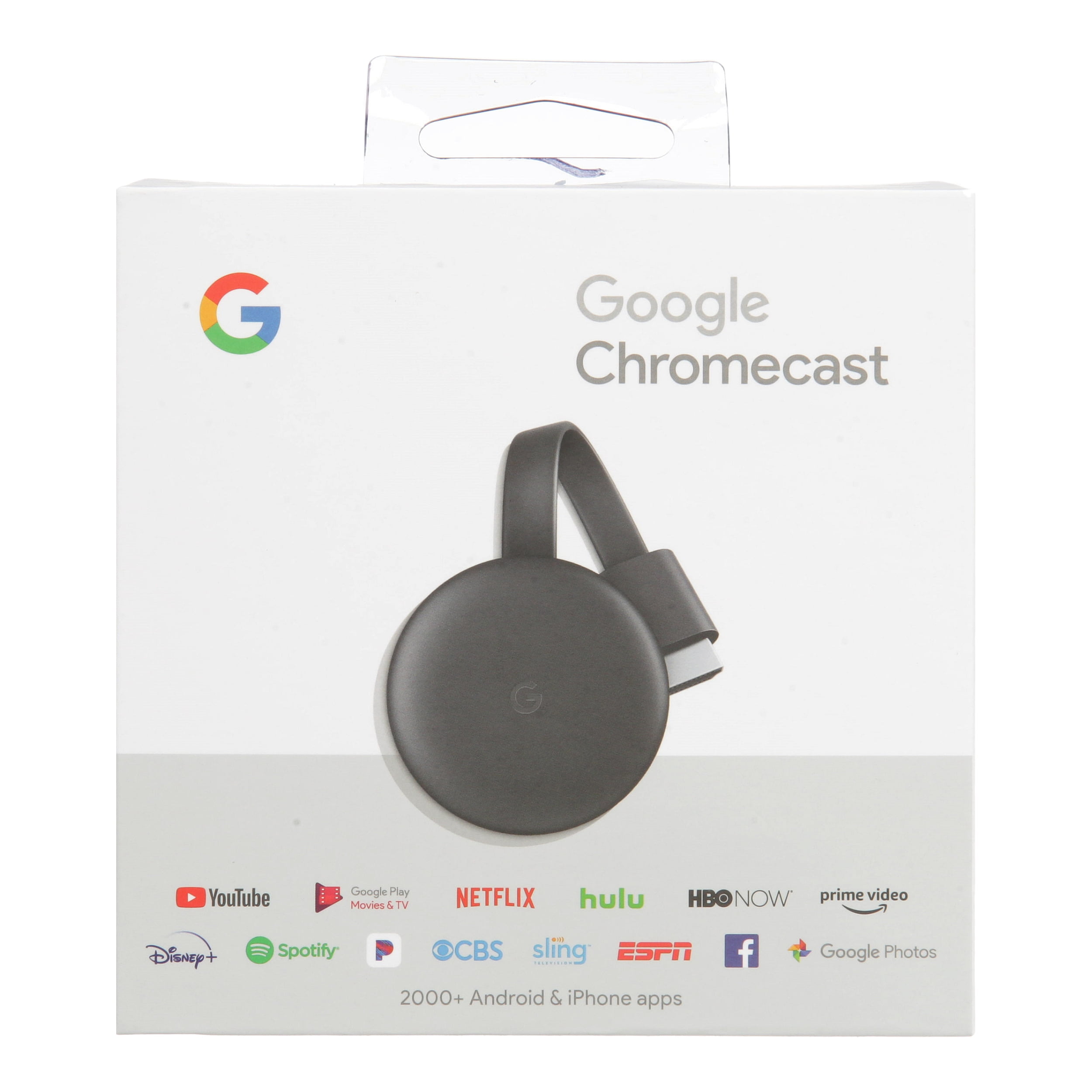 Koncentration arrangere tang Google Chromecast 3rd Gen - Walmart.com
