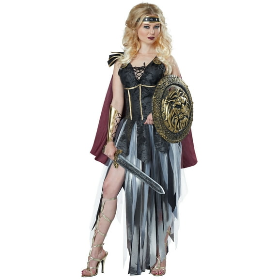Glamorous Roman Gladiator Warrior Adult Female Halloween Costume