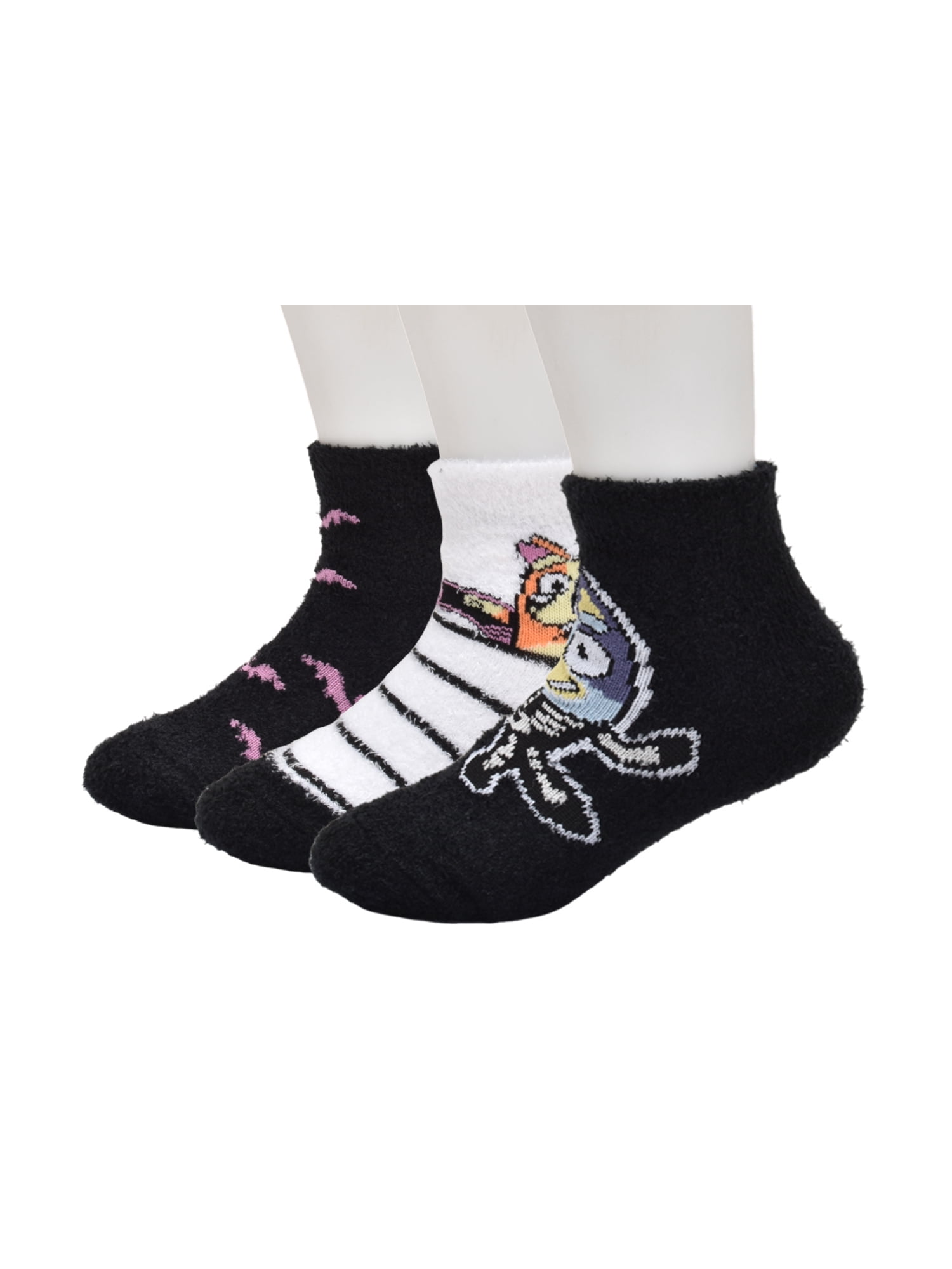 Character Halloween Cozy Quarter Socks, 3- Pack, Sizes 12M- 5T