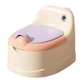 thumbnail image 2 of Orinal para bebé, orinal para bebé con cepillo limpio, orinal doméstico interior, orinal con fondo antideslizante encantador para niños, niños y niñas rosa, 2 of 8