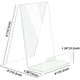 thumbnail image 2 of Juego de 5 soportes para libros de acrílico transparente, perfectos para exhibir libros, tabletas, arte y más., 2 of 6