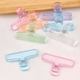 thumbnail image 5 of Clear Acrylic Paper Clip, Ngxiha Clear Binder Clips Acrylic Paper Clamp for Food Bag Photo File Receipt Drawing Board Kitchen Use Binder Clip, 5 of 5