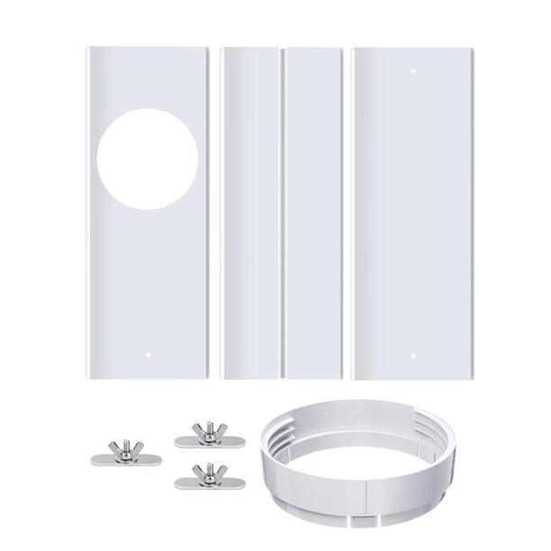 Ventilación de salida de perforación Casement Instalar adaptador de CA Manguera portátil Acondicionador Kit de ventana Kit de ventana para ventana móv A Colco platos