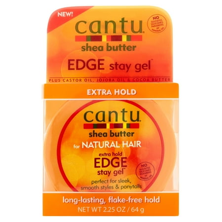 Cantu Shea Butter Extra Hold Edge Stay Gel For Natural Hair 2 2oz