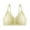 Green, variant on Jacenvly Bras for Women Solid Soft Comfortable Cotton Bralettes for Women Women Sports Bra Wire Free Underwear One-Piece Bra Everyday Underwear Beige