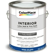 ColorPlace Interior Paint Semi-Gloss LB, 1 gal