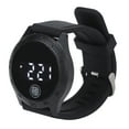 thumbnail image 2 of Reloj digital LED HZ2030, estilo coreano, resistente al agua, táctil, elegante, reloj de pulsera para hombres, mujeres y estudiantes, color negro, 2 of 15