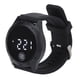 thumbnail image 1 of Reloj digital LED HZ2030, estilo coreano, resistente al agua, táctil, elegante, para hombres, mujeres y estudiantes, color negro., 1 of 14