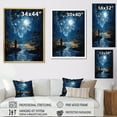 thumbnail image 4 of Designart "Nighttime Shepherd'S Celestial Quest" Christianity Floater Framed Canvas Wall Art, 4 of 5