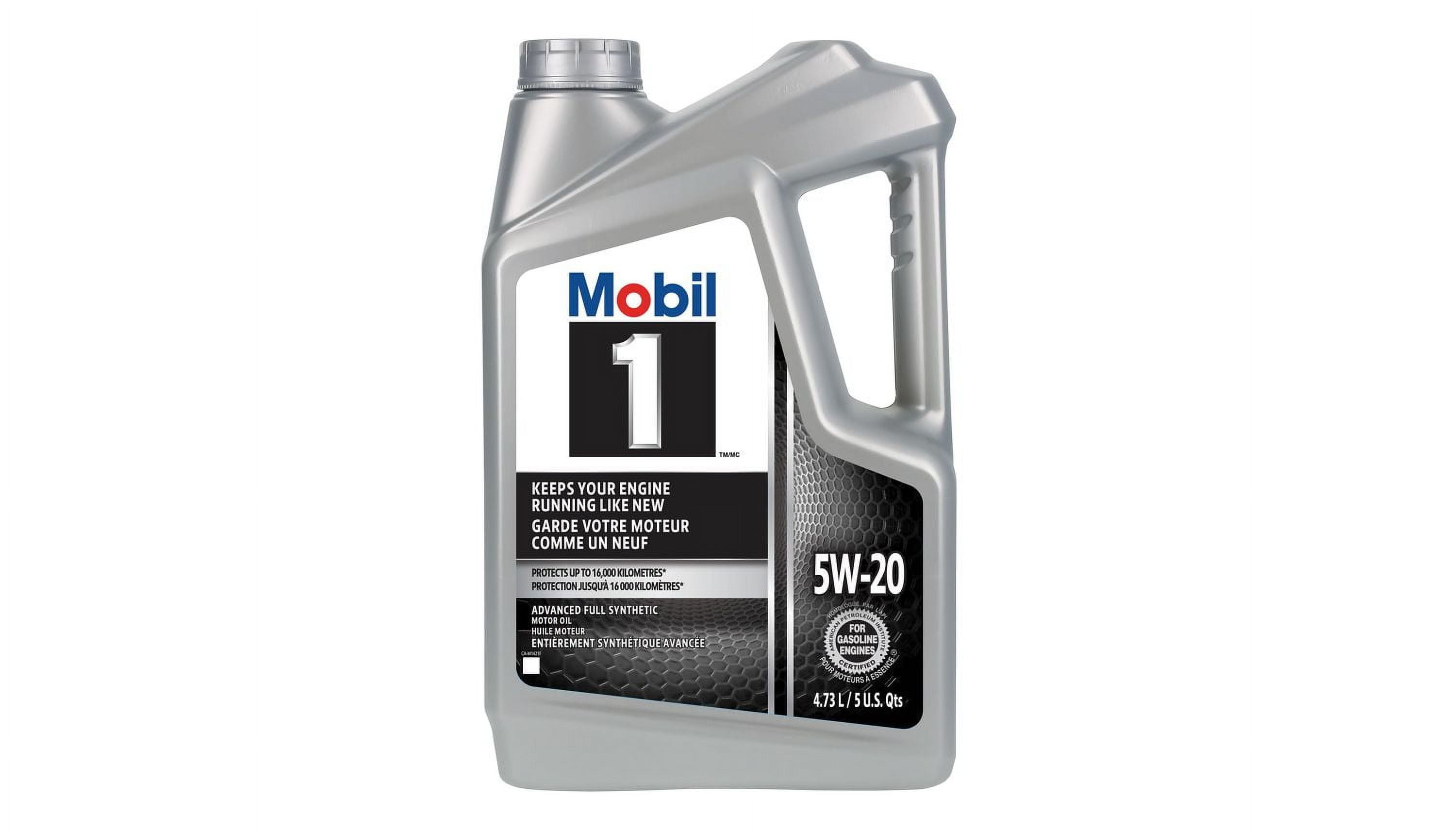 Huile moteur entièrement synthétique Mobil 1™ 5W-20, Pack de trois 4,73 L