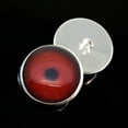 thumbnail image 2 of Dark Red Loon Bird Sew-On Button Glass Eyes, 2 of 8
