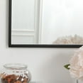 thumbnail image 5 of Metal frame rectangle mirror 14 inch in Black, 5 of 5