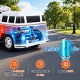 thumbnail image 2 of TLSUNNY 6V Kids Ride On Car, Licensed VW Bus, Electric Vehicle with Lights, Battery Powered Driving Toy, Ideal Gift for Kids, Orange, 2 of 9