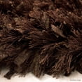 thumbnail image 6 of Allstar Brown Solid Thick Modern Shaggy Area Rug (4' 11" x 6' 11"), 6 of 6