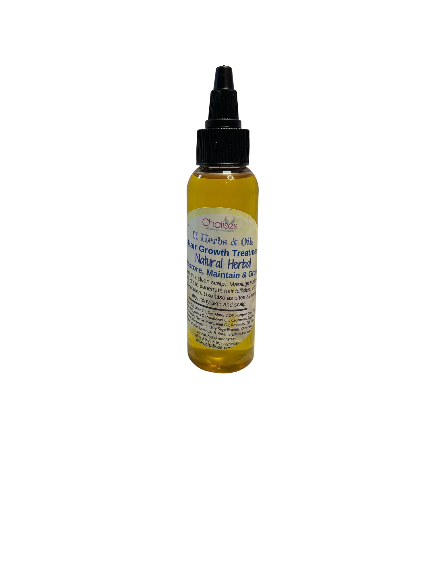 Chalises 11 Herbs & Oil Hair Oil Treatment 4 oz Natural