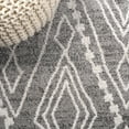 thumbnail image 3 of JONATHAN Y MOROCCAN HYPE 8 x 10 Area Rug, Rih Moroccan Style Diamond - Gray/Ivory, MOH306B-8, 3 of 10