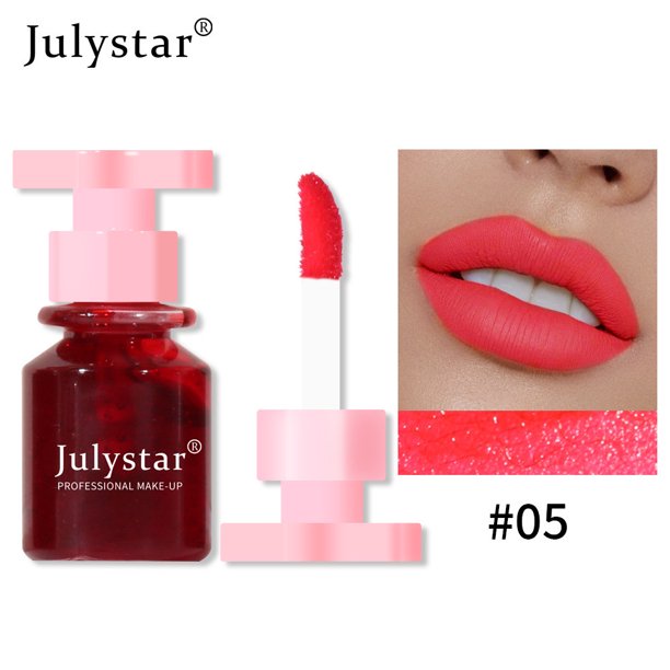 Brillo de labios mate en caja mini Five Matte Lip Glaze, lápiz labial resistente al agua, color nude, 8 ml