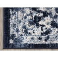 thumbnail image 3 of Abani Babylon Collection Navy Blue 5' x 8' Farmhouse Vintage Area Rug, 3 of 7