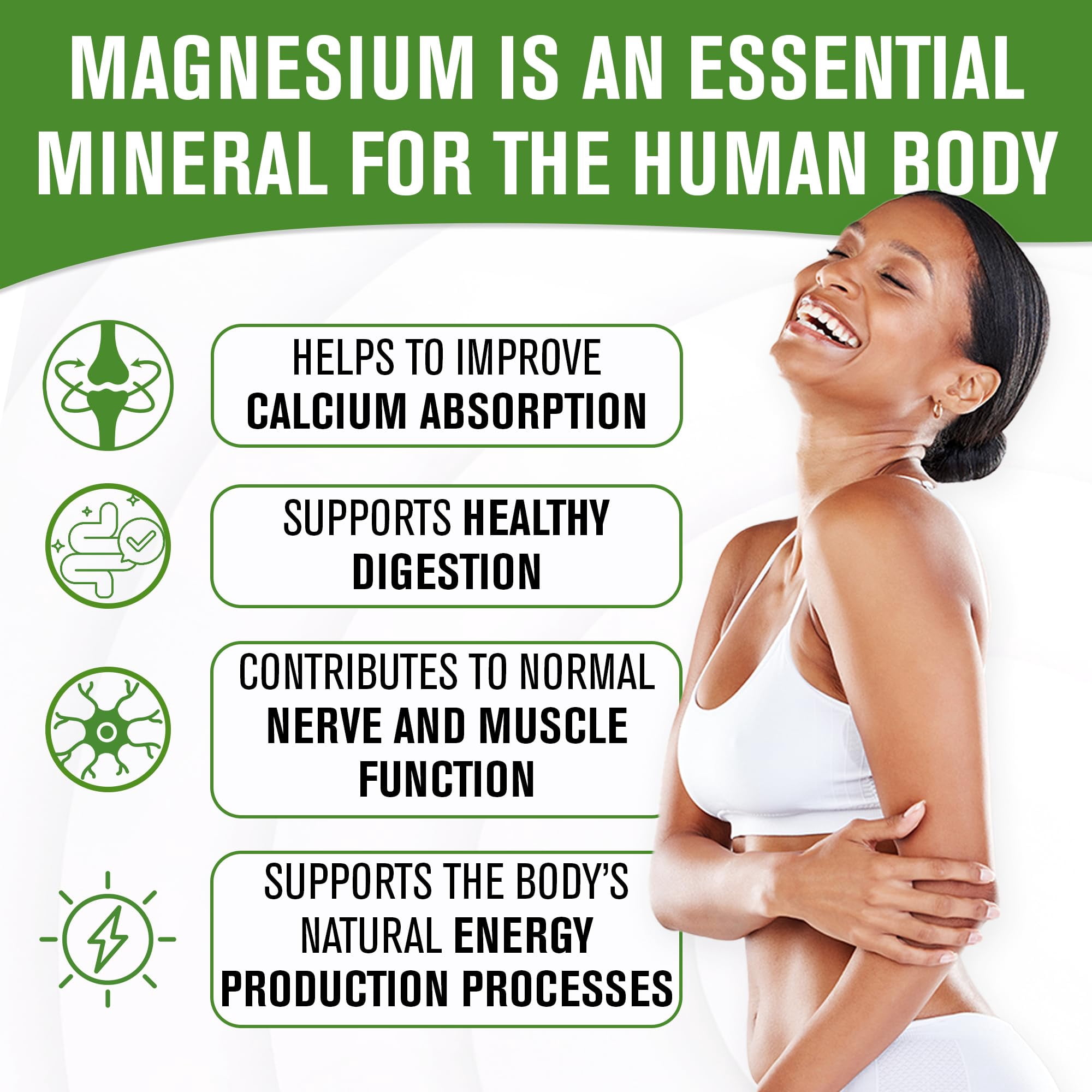 NaturalSlim MagicMag® Magnesium Citrate Powder - 2 Pack Anti Stress Drink Mix - 8oz