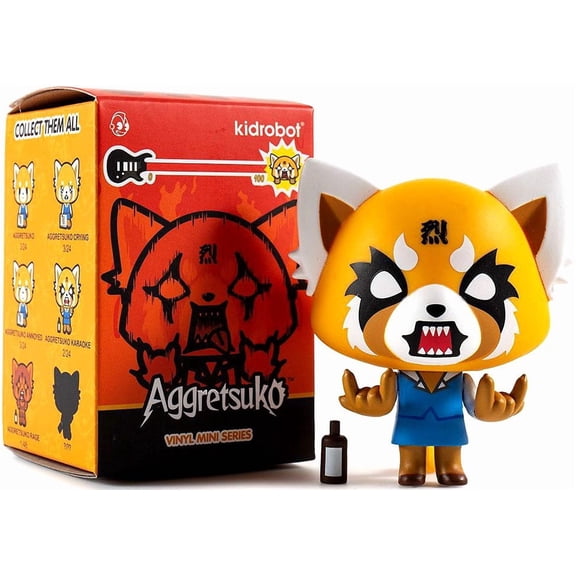 Sanrio Vinyl Mini Figure Aggretsuko Mystery Pack (1 RANDOM Figure)