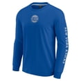 thumbnail image 2 of Men's Fanatics Blue New York Knicks Elements Strive Long Sleeve T-Shirt, 2 of 3