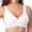 White, variant on Bras for Women Scalloped Full Coverage Tshirt Jelly Wireless Bralette Womens Seamless Jelly Bras 1 PC
