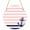 Pink, variant on Anchor Pink Round Front Door Welcome Sign, 5.9 Inch Wall Hanging Decor for Indoor Outdoor, Modern Navy Blue White Striped Nautical Home Porch Hanger Decorations for Holiday Gift