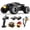 Black Silver, variant on DEERC 1:14 Fast Brushless RC Car for Adults, Max 46+ mph Off-Road Truck, 2 * 3S Lipo 4WD Waterproof, 7 Lighting Modes High Speed Remote Control, All Terrain Truggy for Snow, Sand & Mud